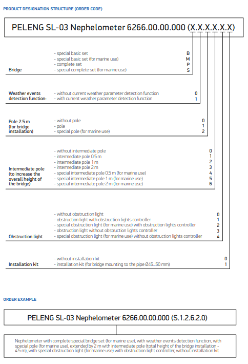 product designation structure